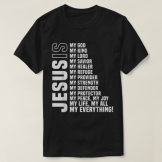 Jesus Är Allt För Mig Kristet Design T Shirt