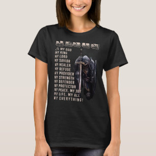 Jesus Är Allt Mitt Allt Min Gud Herre Frälsare W T Shirt