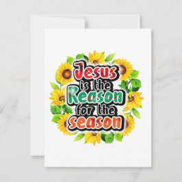 Jesus Är Anledningen Julkort
