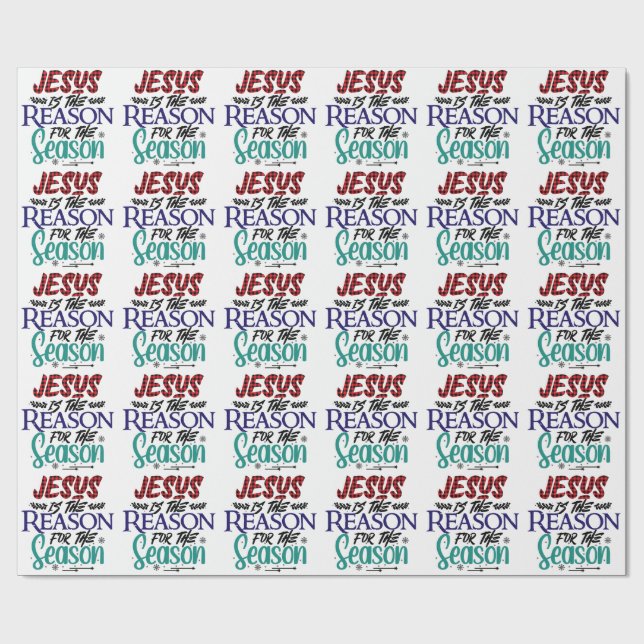 "Jesus är Anledningen"  Julpapper (Platt)