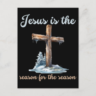 Jesus är anledningen till julen Jesus Helg Vykort