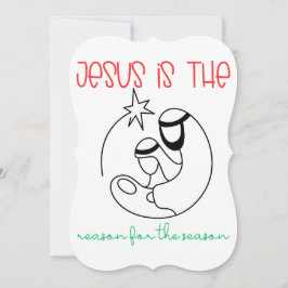 Jesus är anledningen till julen Jesus Kort