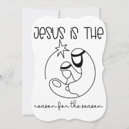 Jesus är anledningen till julen Jesus Kort