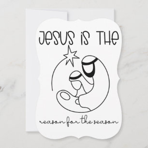 Jesus är anledningen till julen Jesus Kort