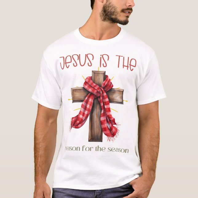 Jesus är anledningen till julen Jesus T Shirt (Framsida)