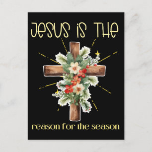Jesus är anledningen till julen Jesus Vykort