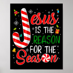 Jesus Är Anledningen Till Julen Jul Pyjamas Poster