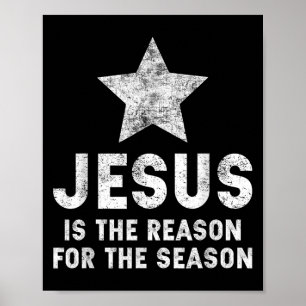Jesus Är Anledningen Till Julen Kristet Tro Poster