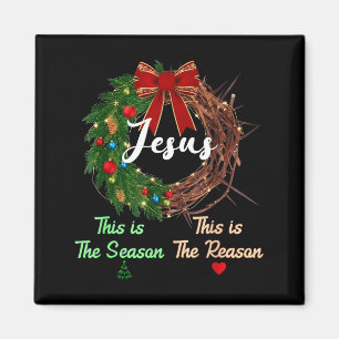 Jesus Är Anledningen Till Julen Kristna Jul Magnet