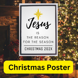 Jesus är anledningen till julen poster