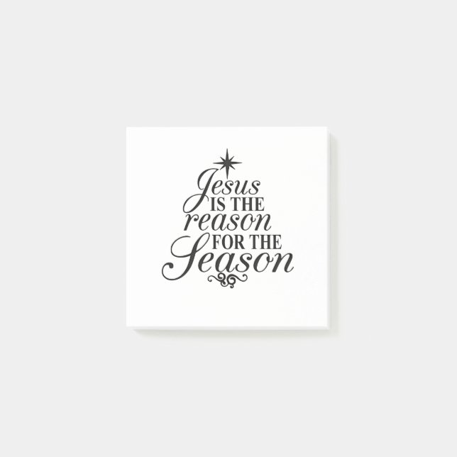 Jesus Är Anledningen Till Julsäsongen  Post-it Block (Framsida)
