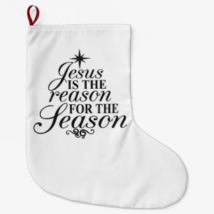 Jesus Är Anledningen Till Julsäsongen Stor Julstrumpa