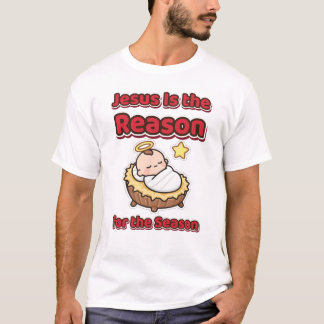 Jesus Är Anledningen Till Säsongen Baby Jesus T Shirt