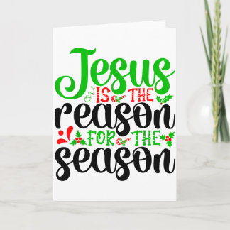 Jesus Är Anledningen Till Säsongen Bibeln God Jul Kort