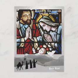 Jesus är anledningen till säsongen - femte version helg vykort