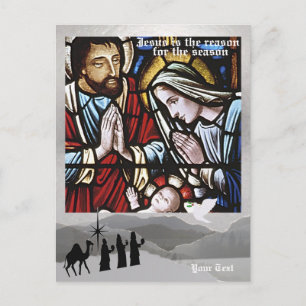 Jesus är anledningen till säsongen - femte version helg vykort