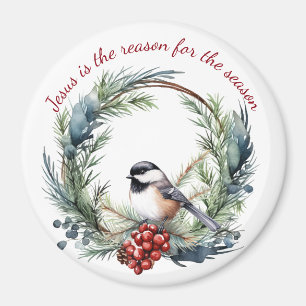 JESUS ÄR ANLEDNINGEN TILL SÄSONGEN Julcitat Magnet
