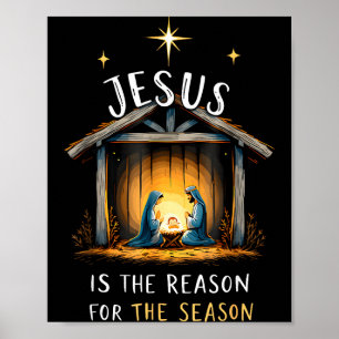 Jesus Är Anledningen Till Säsongen Kristet Förtroe Poster