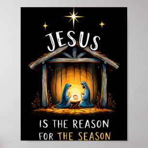 Jesus Är Anledningen Till Säsongen Kristet Förtroe Poster