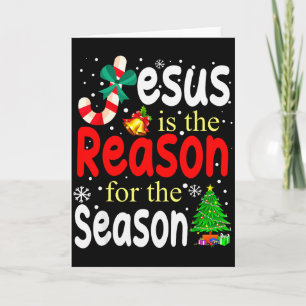 Jesus Är Anledningen Till Säsongen Kristna Chris Kort