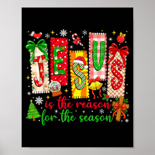 Jesus Är Anledningen Till Säsongen Kristna Chris Poster