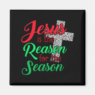 Jesus Är Anledningen Till Säsongen Kristna Jul Magnet