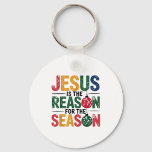Jesus Är Anledningen Till Säsongen Kristna Jul Nyckelring