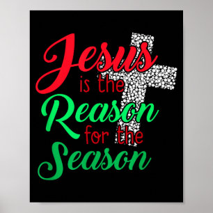 Jesus Är Anledningen Till Säsongen Kristna Jul Poster