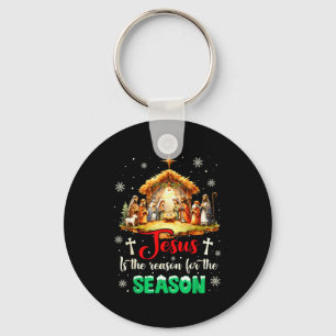 Jesus Är Anledningen Till Säsongen Kristna Tron Nyckelring