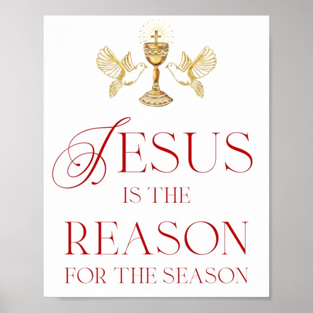 Jesus Är Anledningen Till Säsongen Poster (Framsidan)