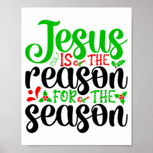 Jesus Är Anledningen Till Säsongsbibeln God Jul Poster