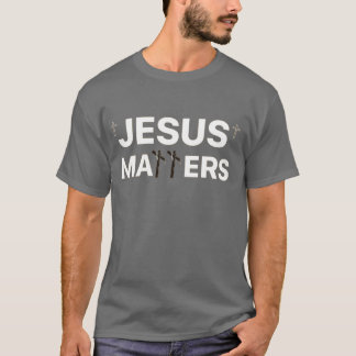 Jesus är av trä kor t shirt