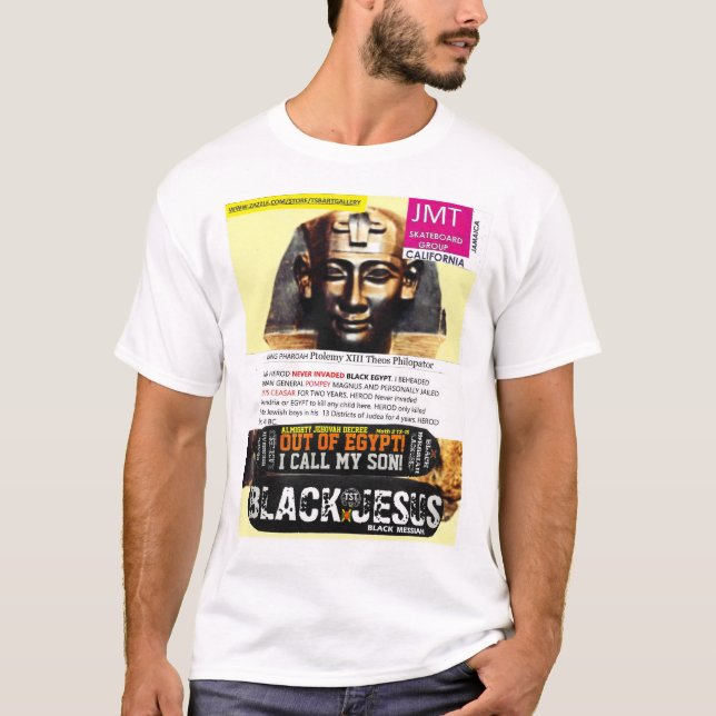 JESUS ÄR BLACK Manar Basic T-Shirt (Framsida)