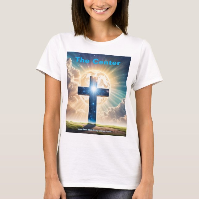 Jesus är Centrum Kor Womans T-Shirt (Framsida)