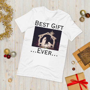 Jesus är den bästa gåvan Födelse Stjärna T-Shirt