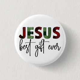 Jesus är den bästa gåvan någonsin från den kristna knapp