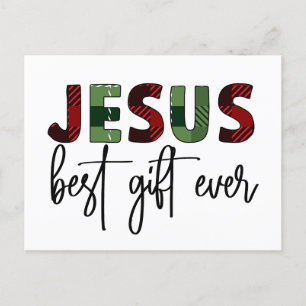Jesus är den bästa gåvan någonsin från den kristna vykort