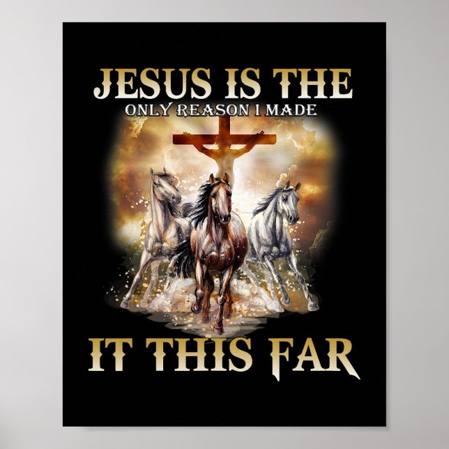 Jesus är den enda anledningen till att jag gjorde  poster (Framsidan)
