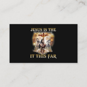 Jesus är den enda anledningen till att jag gjorde visitkort