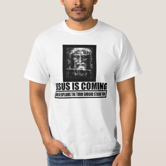 Jesus är den kommande ateisten tee shirt (Framsida)