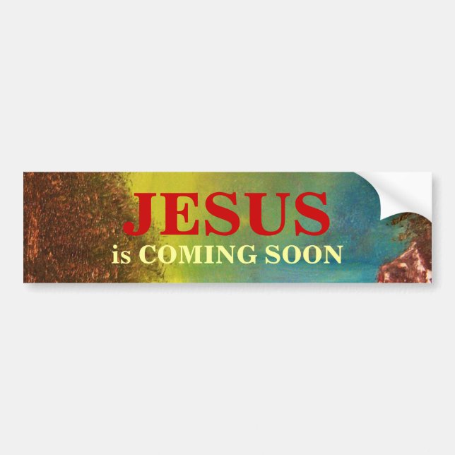 JESUS är den KOMMANDE SNART bildekalet Bildekal (Framsidan)