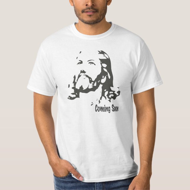 Jesus är den kommande snart T-tröja Tee (Framsida)