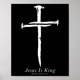 Jesus är den kristna är Kung, Kor Nagel Poster