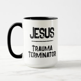 Jesus är den Kristna Hoppets Traumautrotningsmedel Mugg