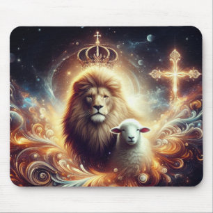 Jesus är den Lejona och lammen Musmatta