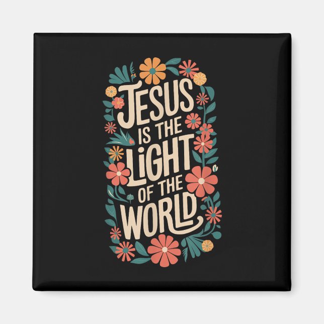 Jesus är den ljusa Religiösan Christian Magnet (Framsidan)