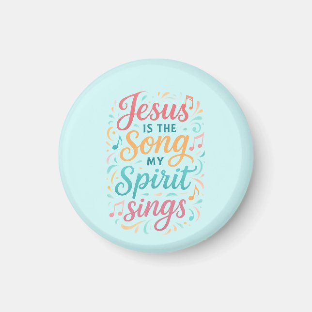 Jesus är den sång min ande sjunger magnet (Framsidan)