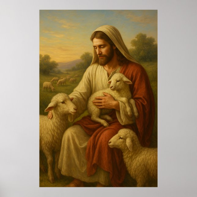 Jesus är den skamliga Poster av #1™ LDS-väggkonste (Framsidan)