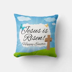 Jesus är den uppstigna kristna påsken kudde