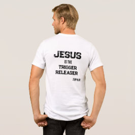 Jesus är den utlösande tron Skrift T Shirt